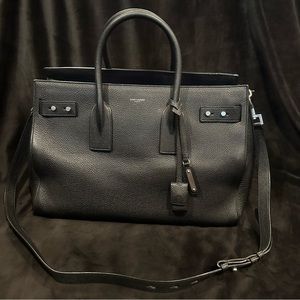 SAC DE JOUR LARGE IN GRAINED LEATHER